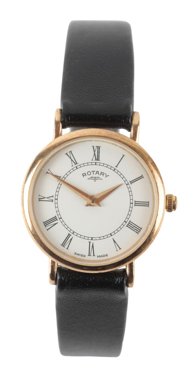 ROTARY: A 9CT GOLD WRISTWATCH