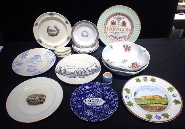 REX WHISTLER FOR WEDGWOOD: A 'CLOVELLY' PLATE