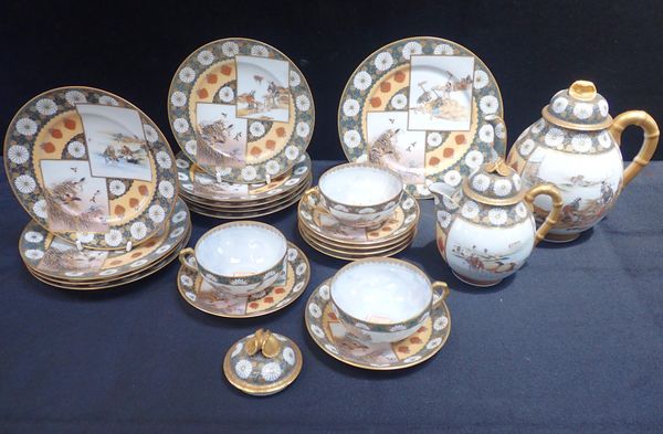 A NICELY PAINTED CHINESE TEASET