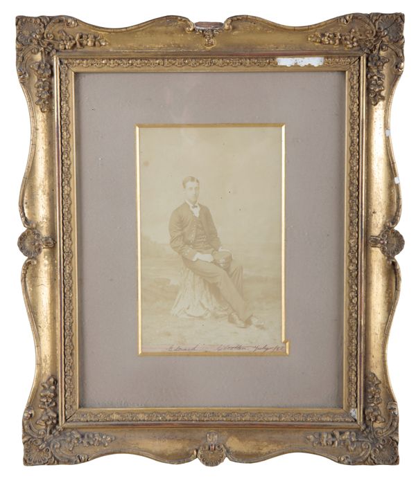 ROYAL INTEREST: A SIGNED CABINET PHOTO OF PRINCE ALBERT VICTOR 'EDDY'