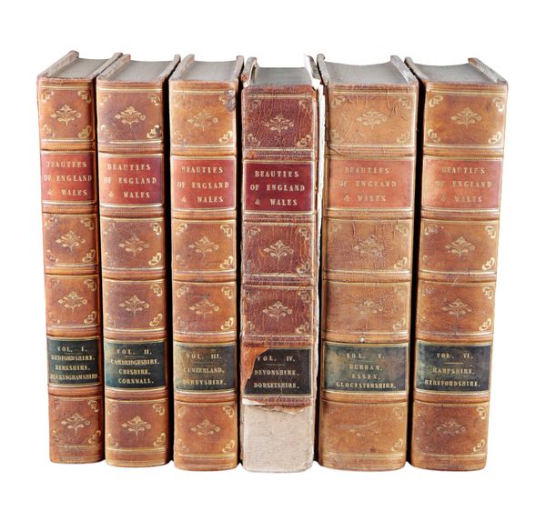BRITTON, JOHN AND BRAYLEY, EDWARD WEDLAKE: ‘THE BEAUTIES OF ENGLAND AND WALES’