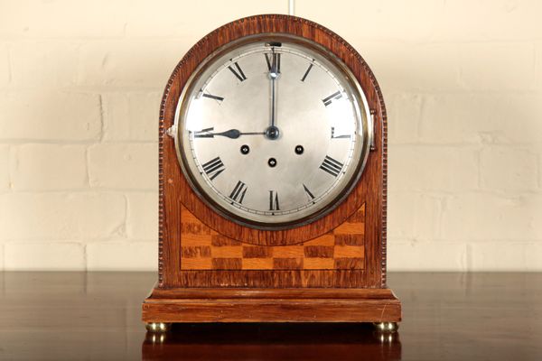 AN EDWARDIAN MANTEL CLOCK BY GUSTAV BECKER