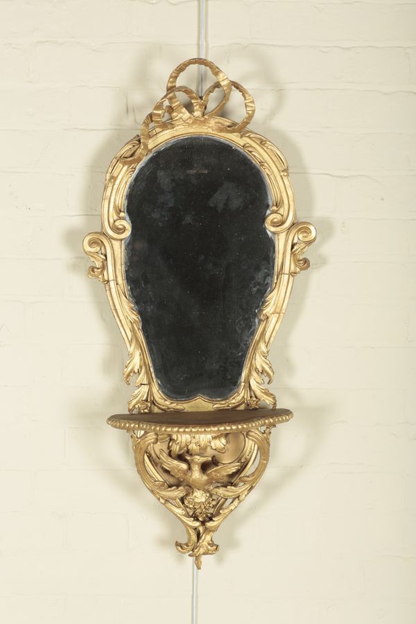 A CONTINENTAL GILTWOOD GIRANDOLE