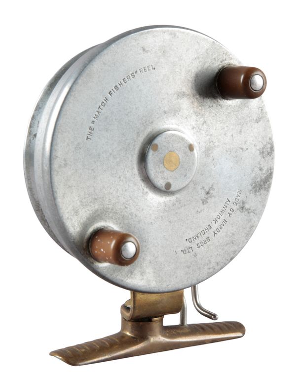 A RARE HARDY 'THE MATCH FISHERS' CENTREPIN REEL