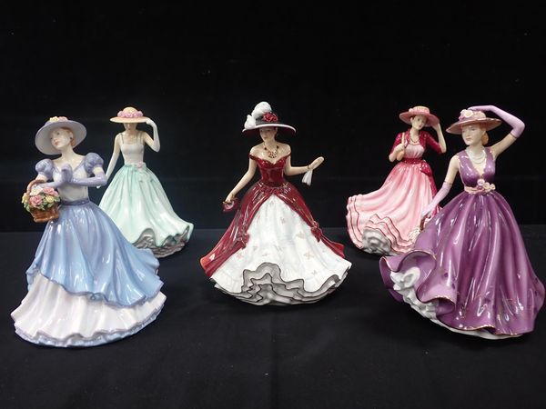 FIVE BOXED ROYAL DOULTON LADIES