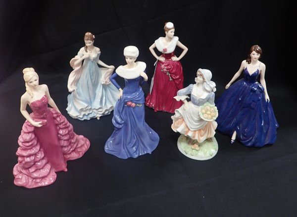 A COLLECTION OF ROYAL WORCESTER LADY FIGURINES