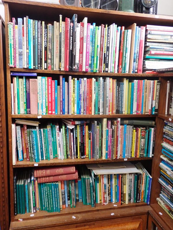 A LARGE COLLECTION OF RAILWAY BOOKS