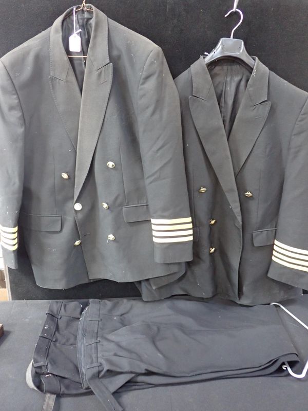 TWO NAVAL UNIFORM JACKETS