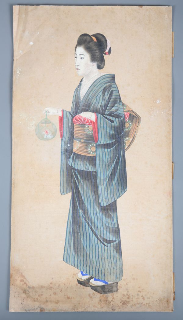JAPANESE SCHOOL, 20TH CENTURY Two studies of Geisha