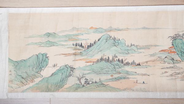 A CHINESE LANDSCAPE SCROLL