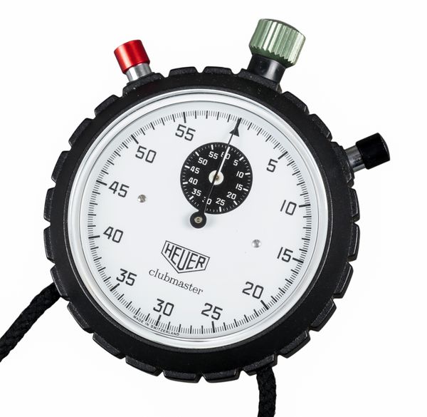 TAG HEUER: A CLOCKMASTER STOPWATCH