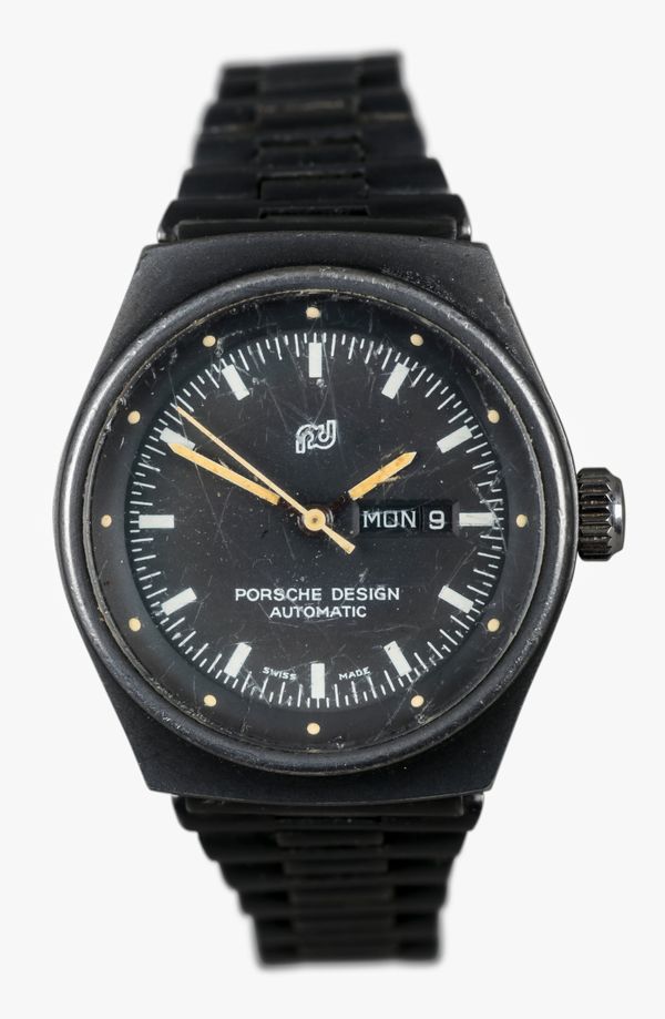 PORSCHE DESIGN: A STAINLESS STEEL BRACELET WATCH