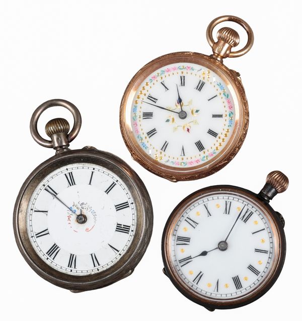 A 14CT LADIES FOB WATCH