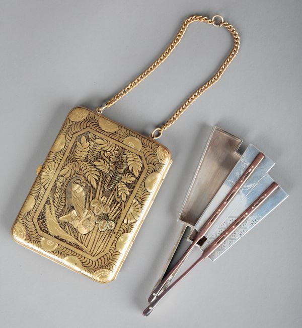 A JAPANESE KOMAI STYLE CIGARETTE CASE