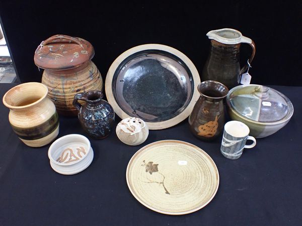 A COLLECTION OF STUDIO POTTERY