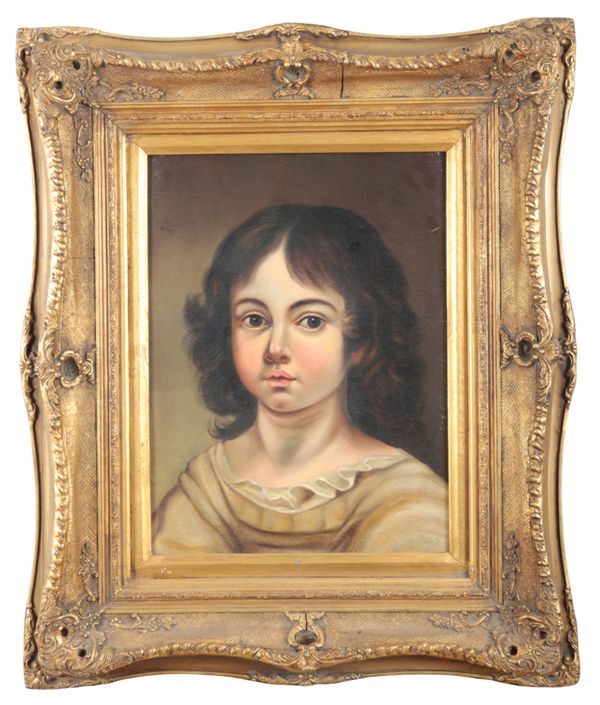 CONTINENTAL SCHOOL, 19TH CENTURY A head and shoulder portrait of a young boy
