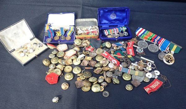 A GROUP OF FIVE SECOND WORLD WAR MEDALS