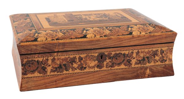 A TUNBRIDGE WARE GAMES BOX