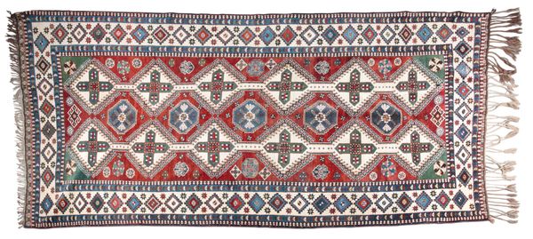 A KAZAK LONG RUG OR KELLEH CARPET