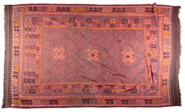 AN ANTIQUE BELUCH KILIM
