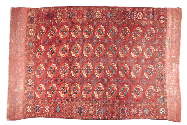 A LARGE ANTIQUE TEKKE TURKMAN BAG FACE