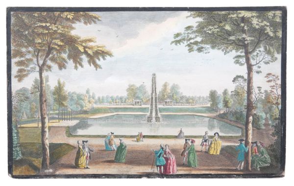 GEORGE BICKHAM (c.1706-1771) The Gardens of Earl Temple at Stow