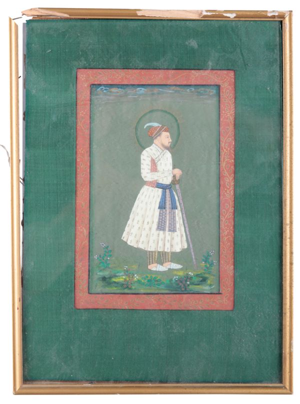 INDIAN SCHOOL Portrait of a Mughal emperor