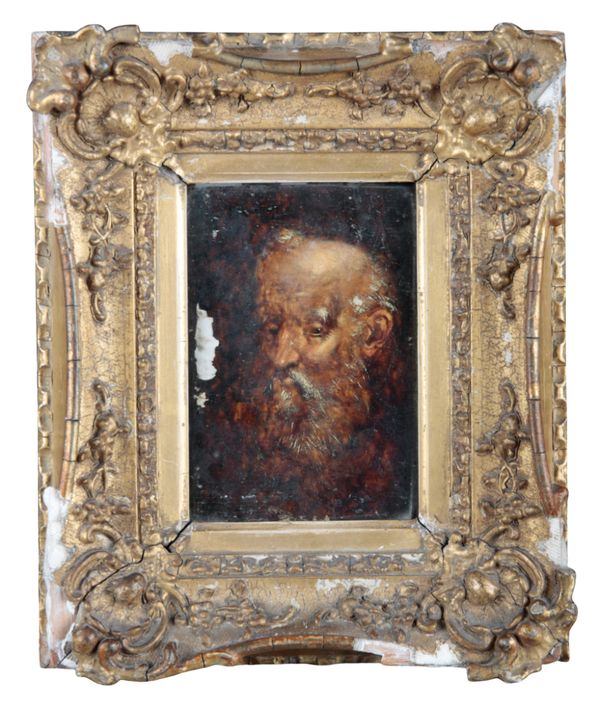 CONTINENTAL SCHOOL, 18TH CENTURY Portrait of a man with a pipe