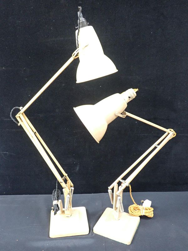 TWO VINTAGE HERBERT TERRY ANGLEPOISE LAMPS