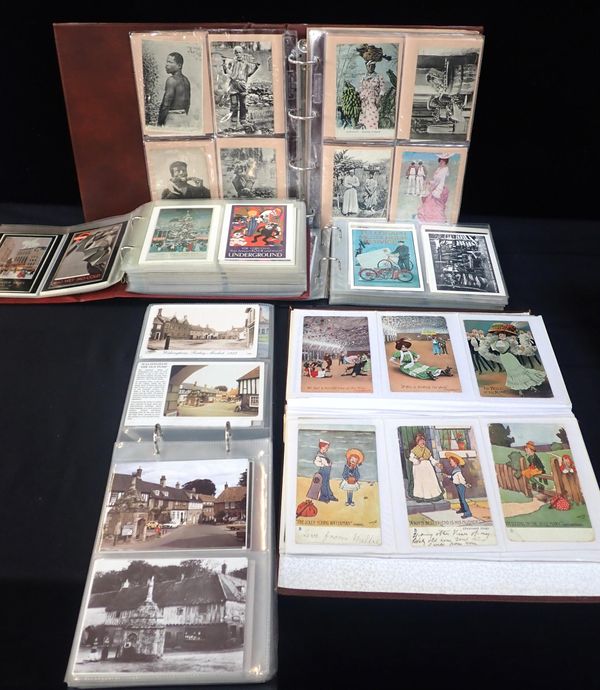 A LARGE COLLECTION OF EARLY 20TH CENTURY & LATER POSTCARDS