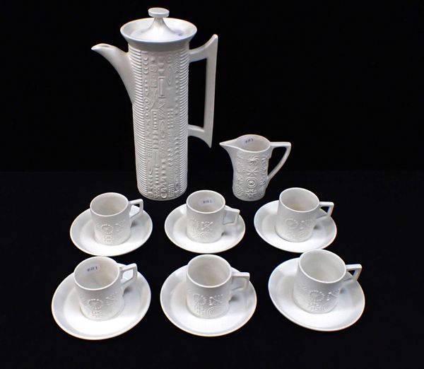 A PORTMEIRION  'TOTEM' COFFEE SERVICE