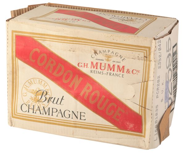 G.H. MUMM CORDON ROUGE BRUT NV CHAMPAGNE