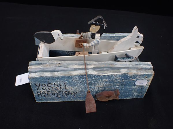 A ROWING BOATSMAN PRIMITIVE AUTOMATON