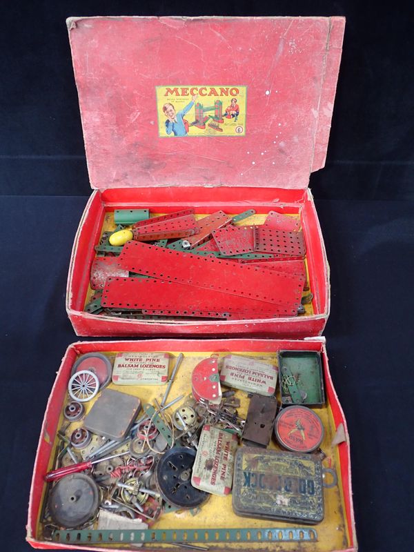 A BOX OF MECCANO