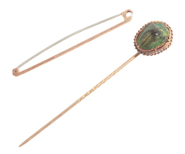 A SCARAB STICK PIN