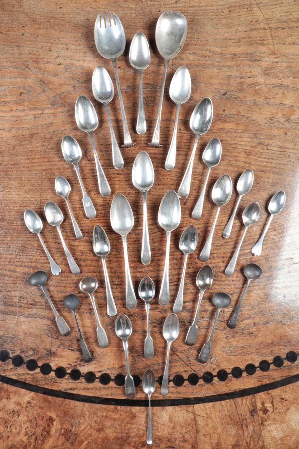 A PAIR OF VICTORIAN SILVER SALAD SERVERS