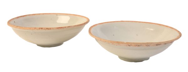 TWO SIMILAR CHINESE QINGBAI BOWLS