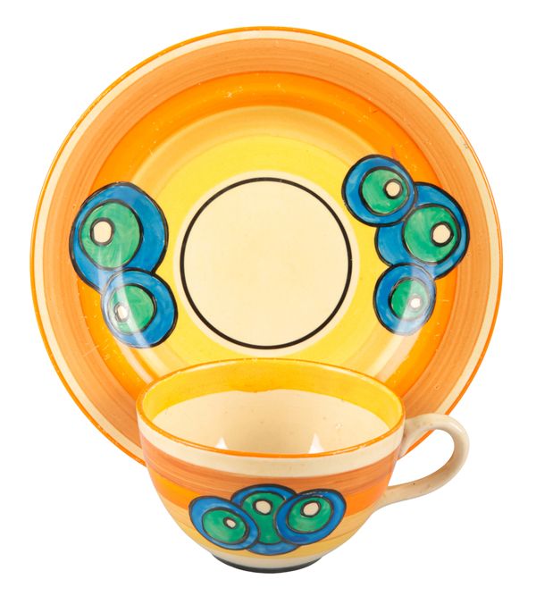 *CLARICE CLIFF (1899-1972) FOR WILKINSON LTD A rare 'Bowling' small plate
