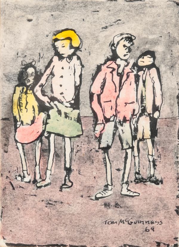 *TOM MCGUINNESS (1926-2006) Northern street scene