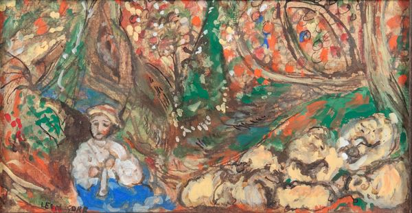 *LEON GORE (20TH CENTURY) Pastoral scene