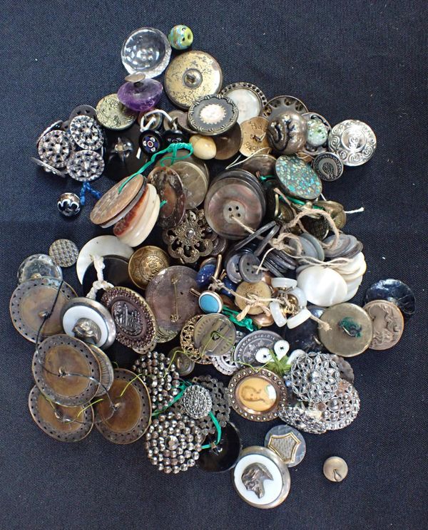 A COLLECTION OF BUTTONS