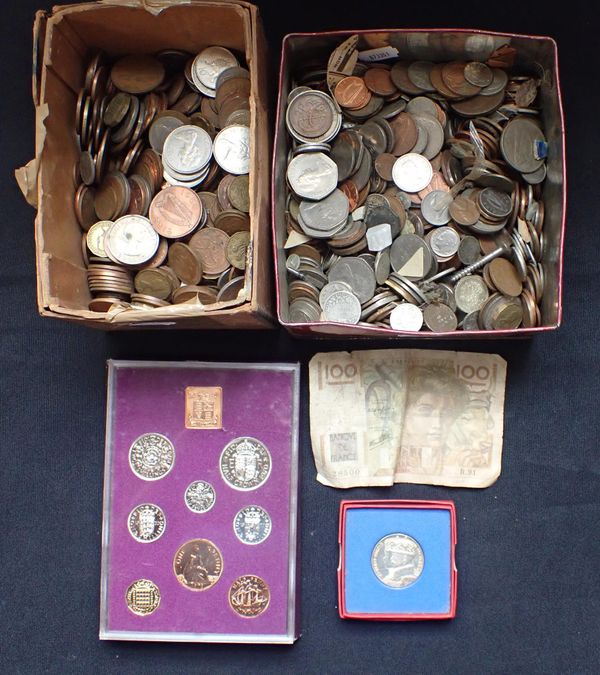 A COLLECTION OF COINS