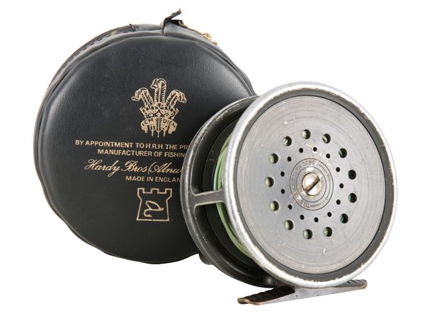 A HARDY "PERFECT" 3 1/2 INCH ALLOY FLY REEL