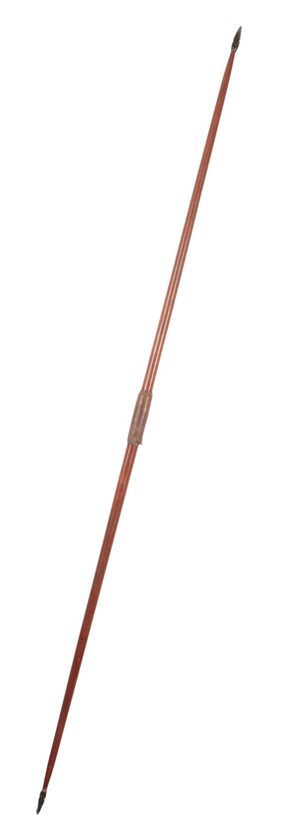 AN EDWARDIAN YEW WOOD HUNTING BOW BY JACOBS COCKSPUR OF LONDON