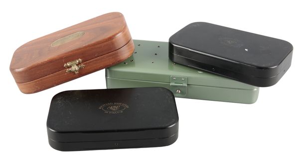RICHARD WHEATLEY OF ENGLAND: A WOODEN FLY BOX