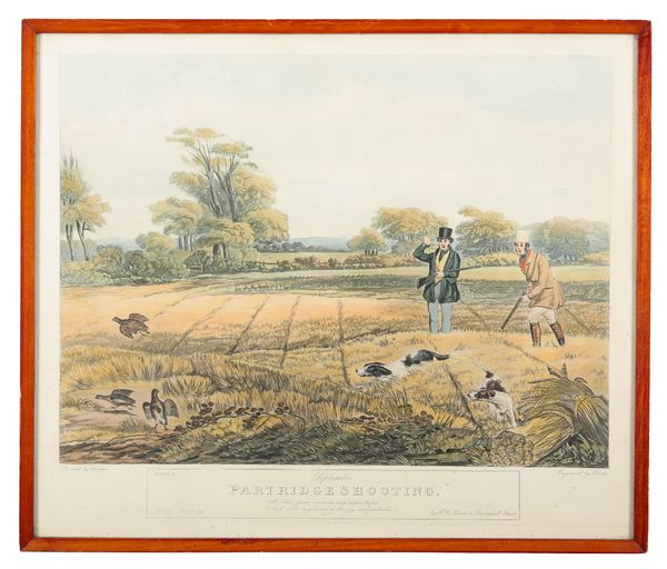 CHARLES HUNT (1803-1877) 'Patridge Shooting' and 'Pheasant Shooting'
