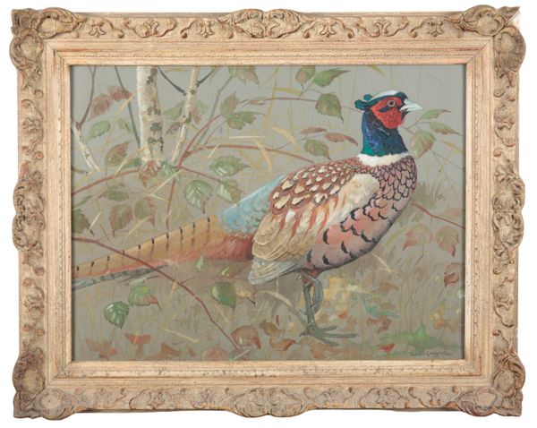 *RALSTON GUDGEON (1910-1984) A pheasant in a landscape