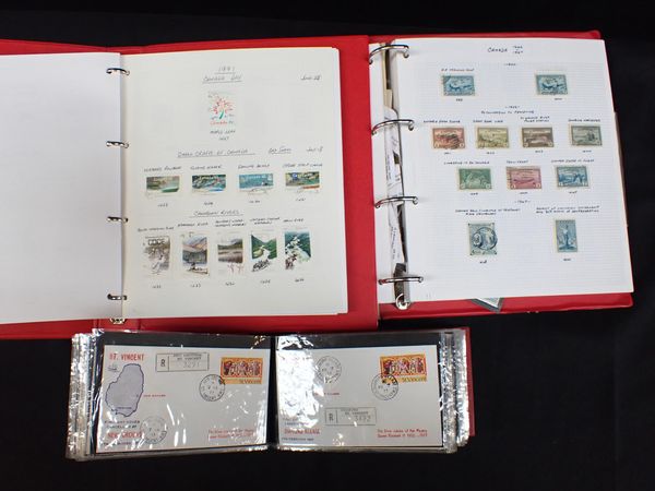 A QUANTITY OF CANADIAN STAMPS