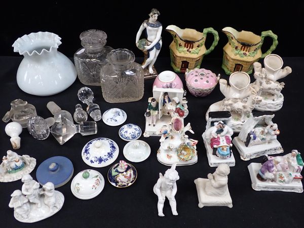 A COLLECTION OF 19th CENTURY CERAMICS