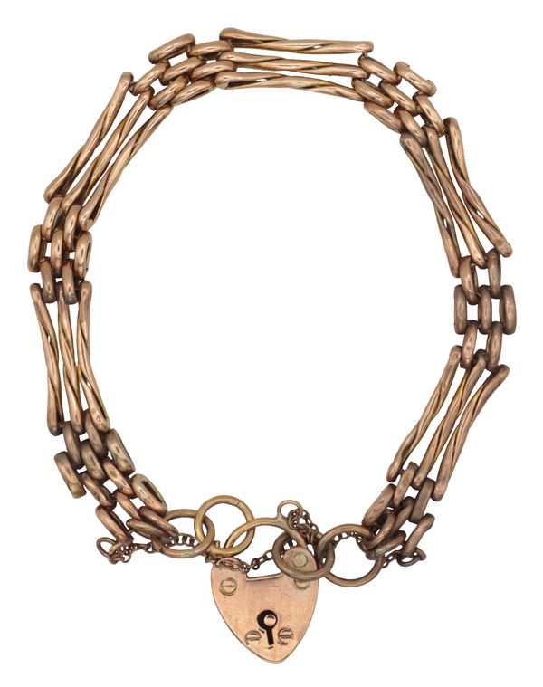 A GATE-LINK BRACELET